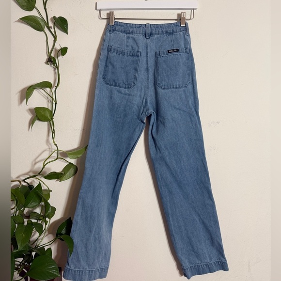 Rolla's Medium Wash Wide Leg Denim Jeans - 100% Cotton - {24} - Picture 2 of 11